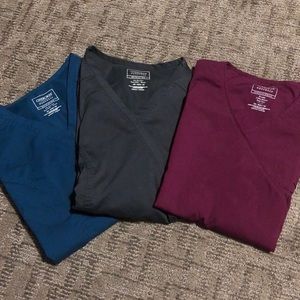3 XS Cherokee scrub tops!! Great condition